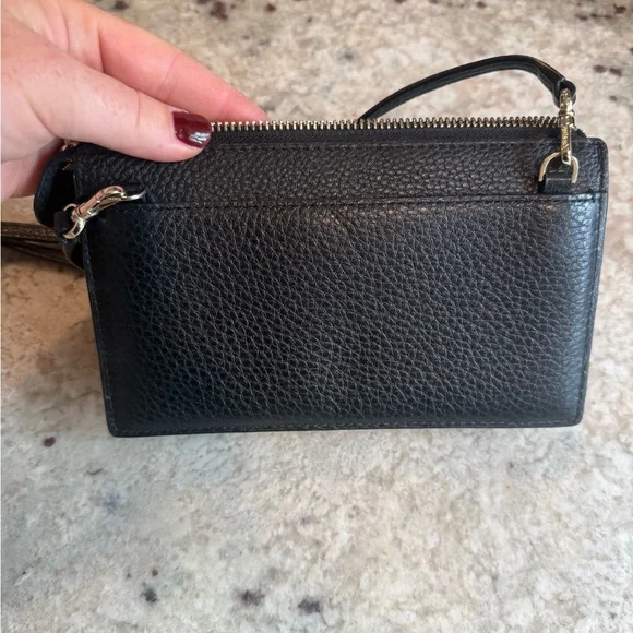 Kate Spade Textured Black Crossbody Bag - Picture 8 of 11
